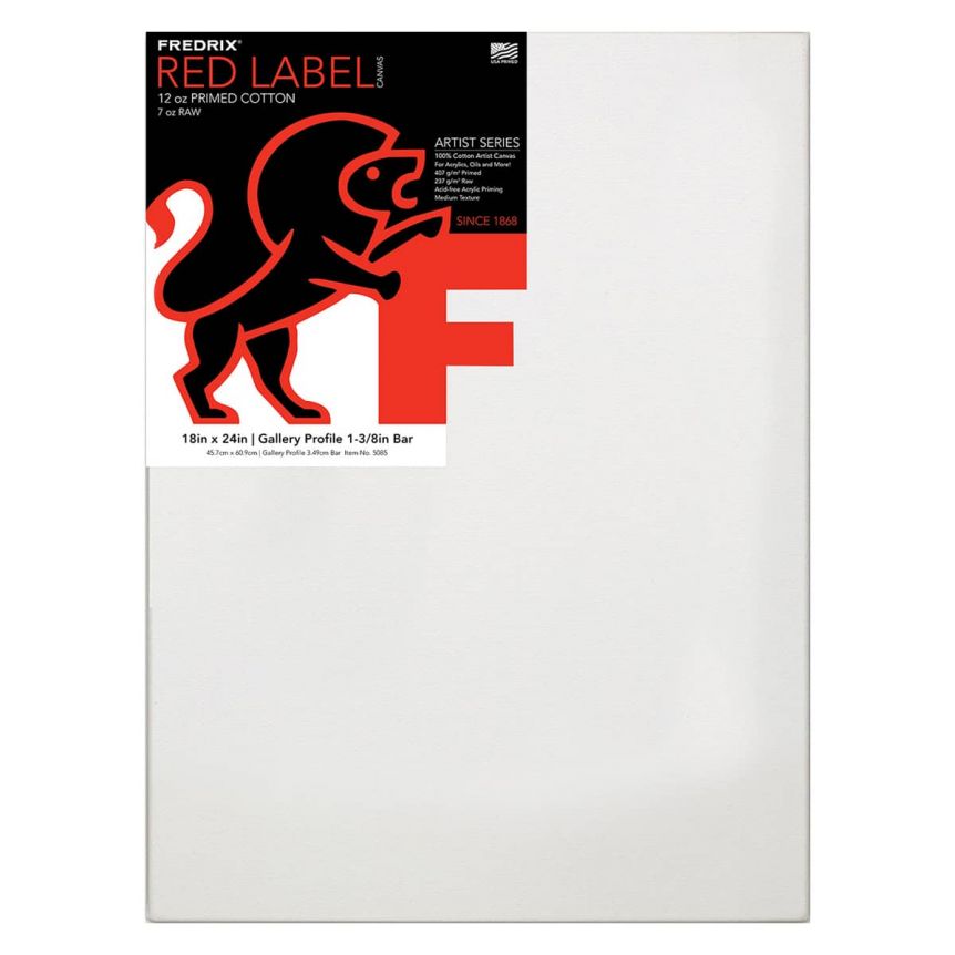 Fredrix Red Label Medium Tooth Gallery Wrap - 18"x24"