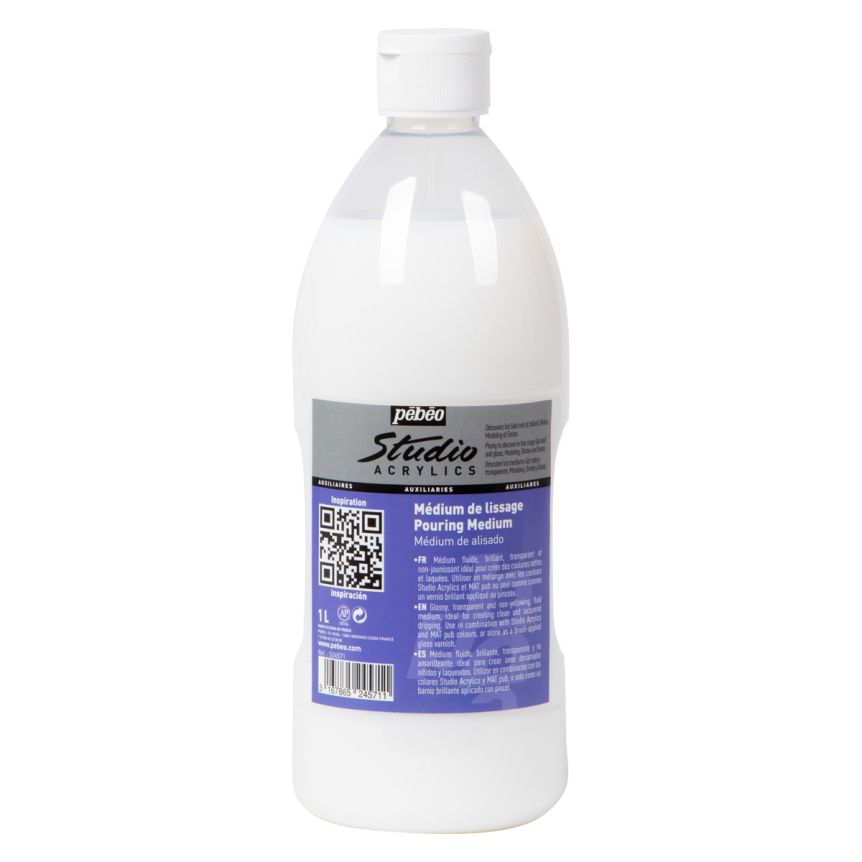 Pebeo Studio Acrylic Pouring Medium, 1L 