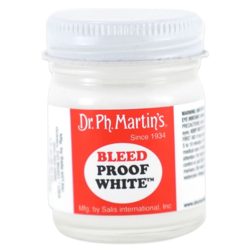 Dr. Ph. Martin's Bleed Proof White, 1oz Jar