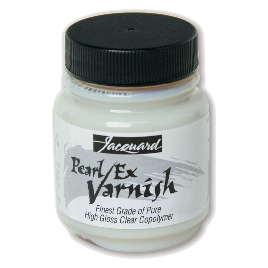 Jacquard Pearl Ex Pigment Mediums - Pearl Ex Varnish, 2 1/4oz