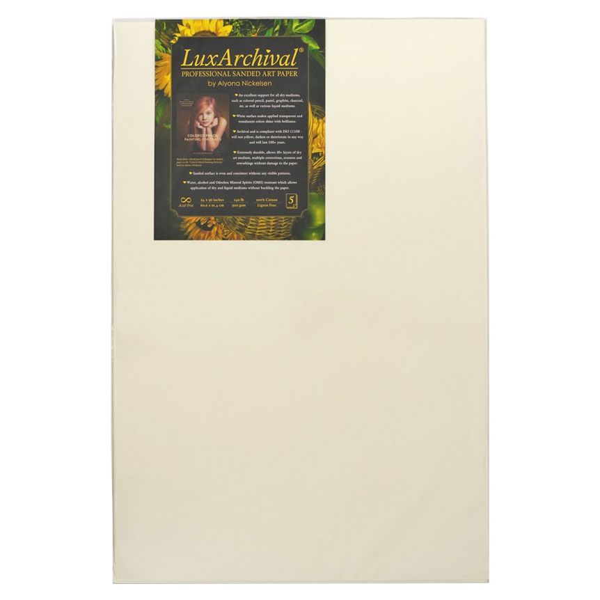 LuxArchival Professional Sanded Art Papers Pack of 5 24x36”