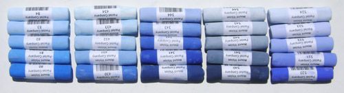 Mount Vision Soft Pastels Set of 25 - Blue Shades