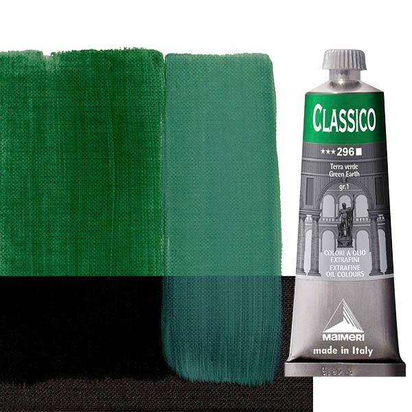 Maimeri Classico Oil Color 60 ml Tube - Green Earth