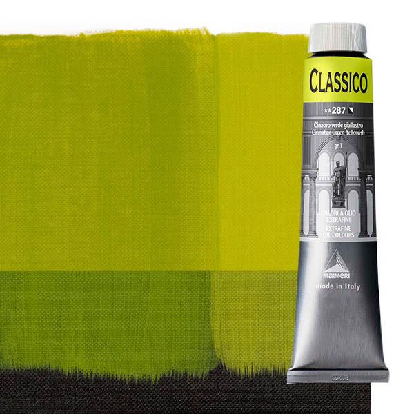 Maimeri Classico Oil Color 200 ml Tube - Cinnabar Green Yellow