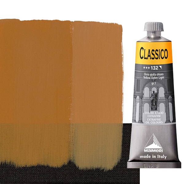 Maimeri Classico Oil Color 60 ml Tube - Yellow Ochre Light