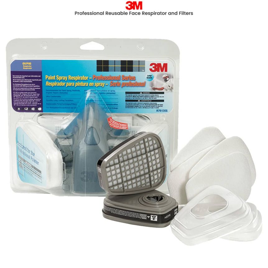 3M Professional Reusable Face Respirator and Filters