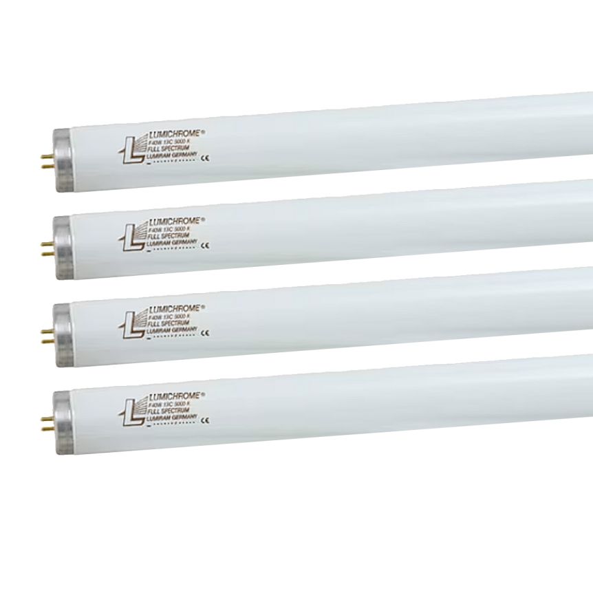Lumichrome Fluorescent Bulbs 48" - 40 Watt, 4 Pack