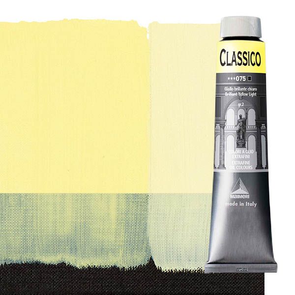 Maimeri Classico Oil Color 200 ml Tube - Brilliant Yellow Light