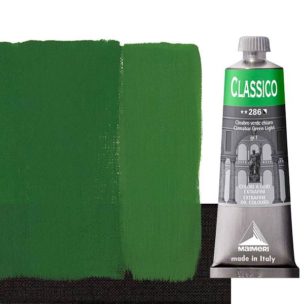 Maimeri Classico Oil Color 60 ml Tube - Cinnabar Green Light 