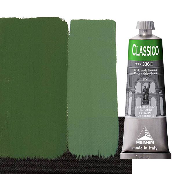 Maimeri Classico Oil Color 60 ml Tube - Chrome Oxide Green