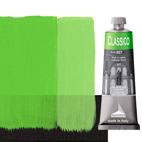 Maimeri Classico Oil Color 60 ml Tube - Cadmium Green Deep
