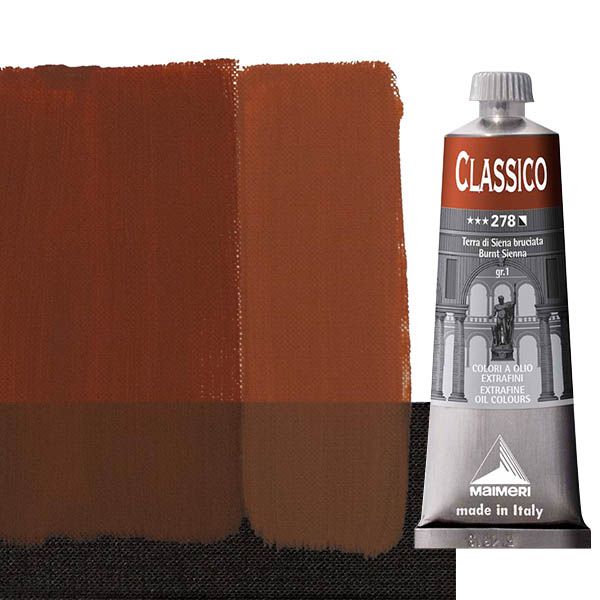 Maimeri Classico Oil Color 60 ml Tube - Burnt Sienna