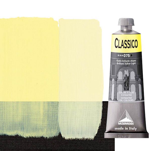 Maimeri Classico Oil Color 60 ml Tube - Brilliant Yellow Light