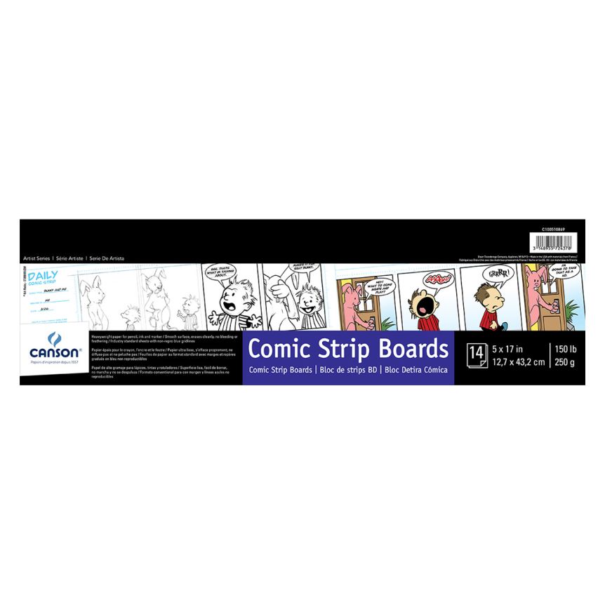 Canson Fanboy Paper Comic Strip Board 5x17 (14 Sheets)