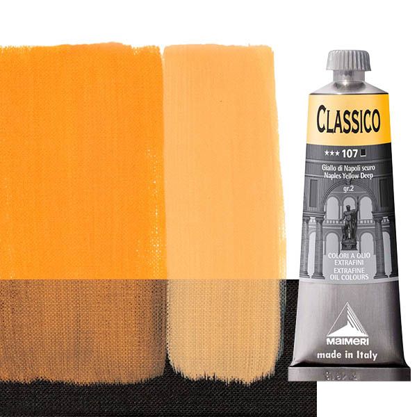 Maimeri Classico Oil Color 60 ml Tube - Naples Yellow Deep