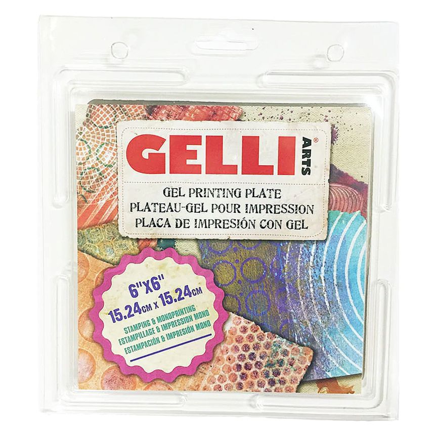 Gelli Arts 6x6, Gel Printing Plate, Square