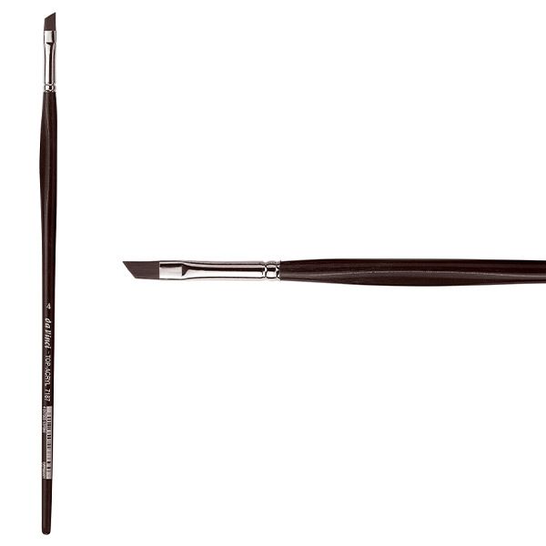 Da Vinci Top Acryl 7187 Synthetic sz. 4 Long Handle Slant