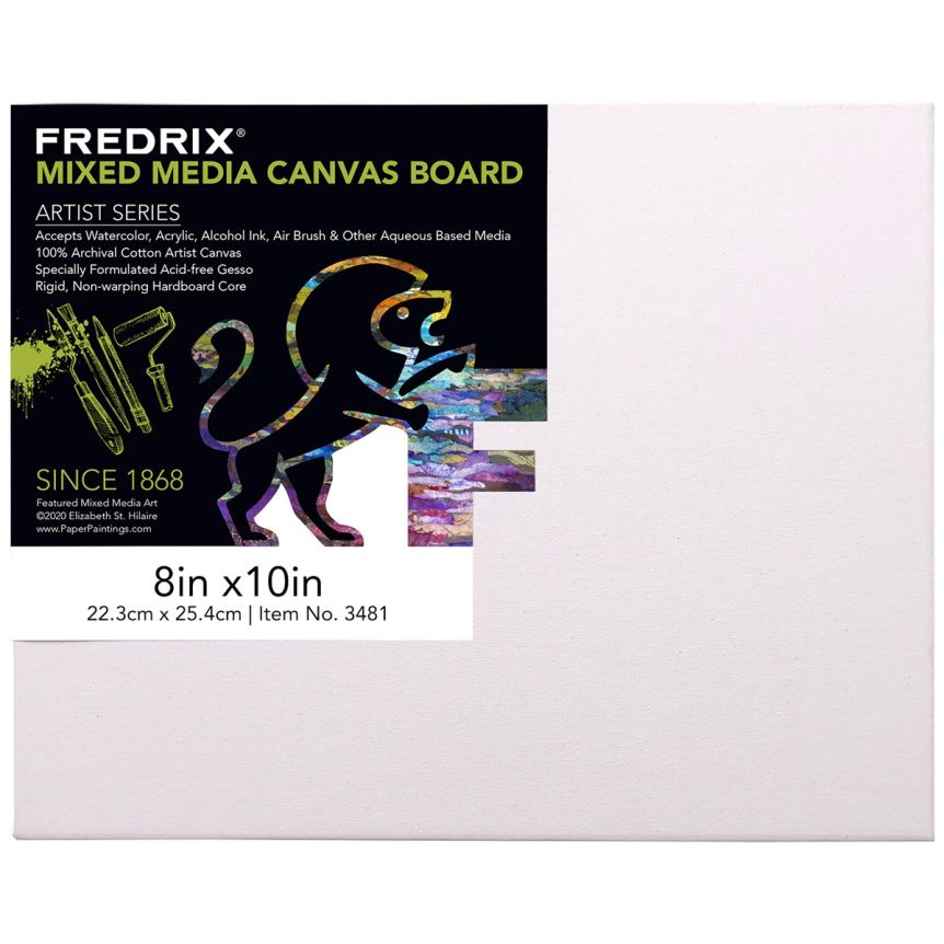 Fredrix Mixed Media Canvas Board 8x10