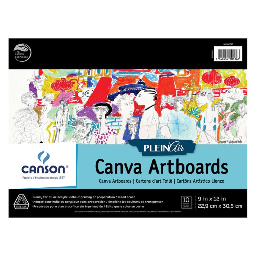 Canson Plein Air Canvas Pad 9x12"