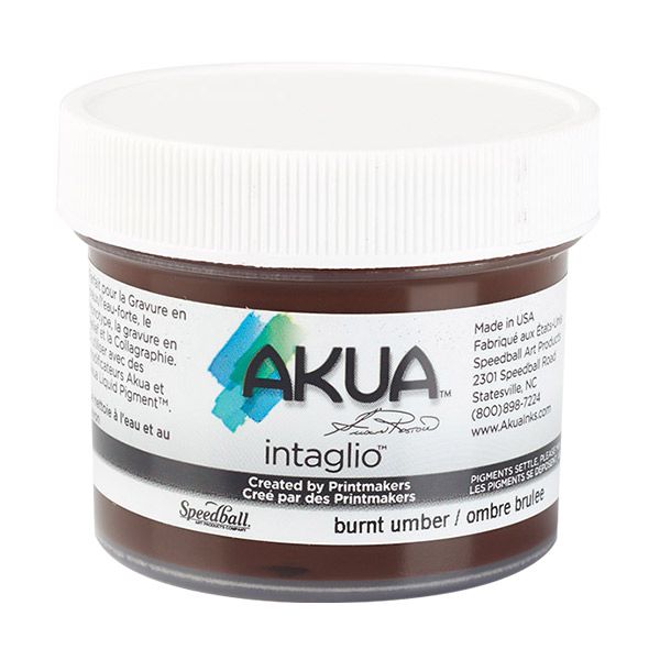 Akua Intaglio Ink 2oz - Burnt Umber