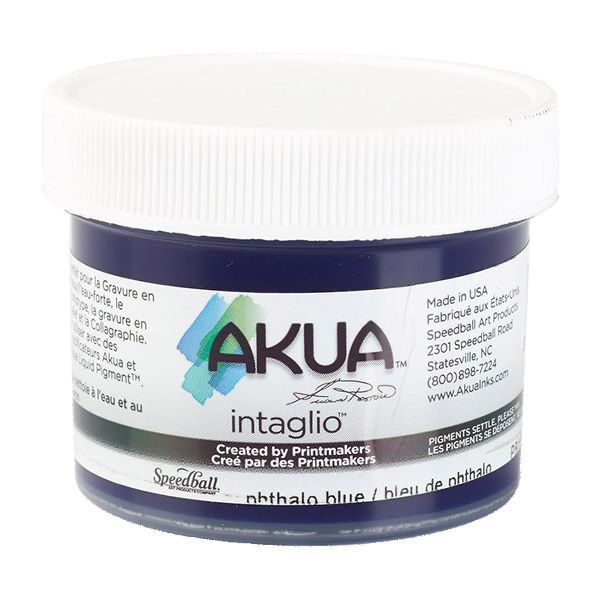Akua Intaglio Ink 2oz - Phthalo Blue