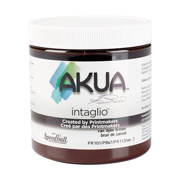 Akua Intaglio Ink 8oz - Van Dyke Brown