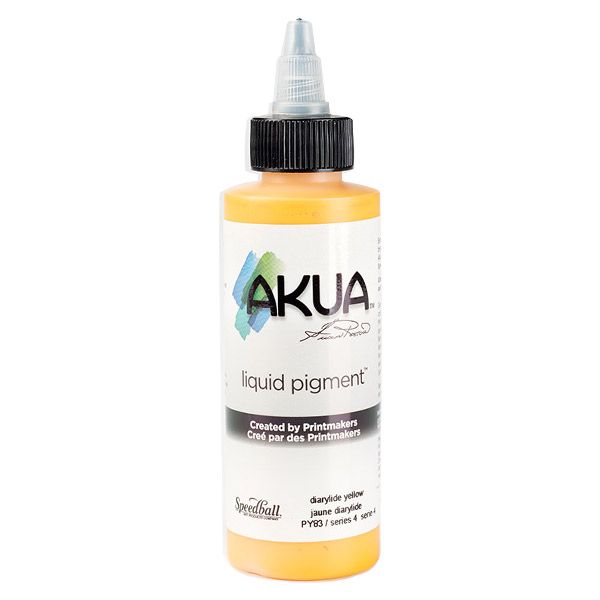 Akua Liquid Pigment 4oz - Diarylide Yellow