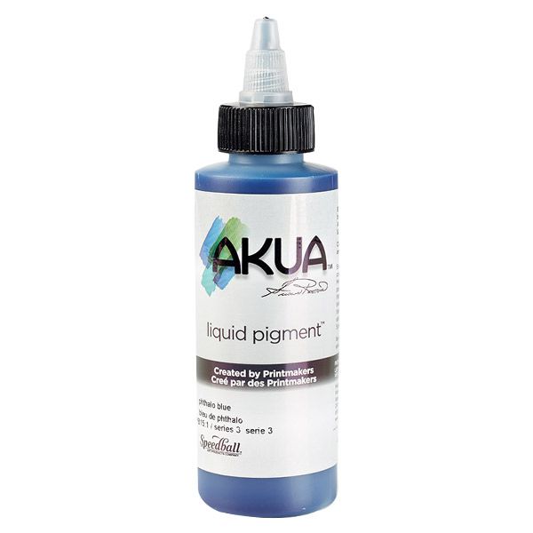 Akua Liquid Pigment 4oz - Phthalo Blue