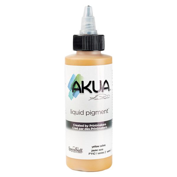 Akua Liquid Pigment 4oz - Yellow Ochre