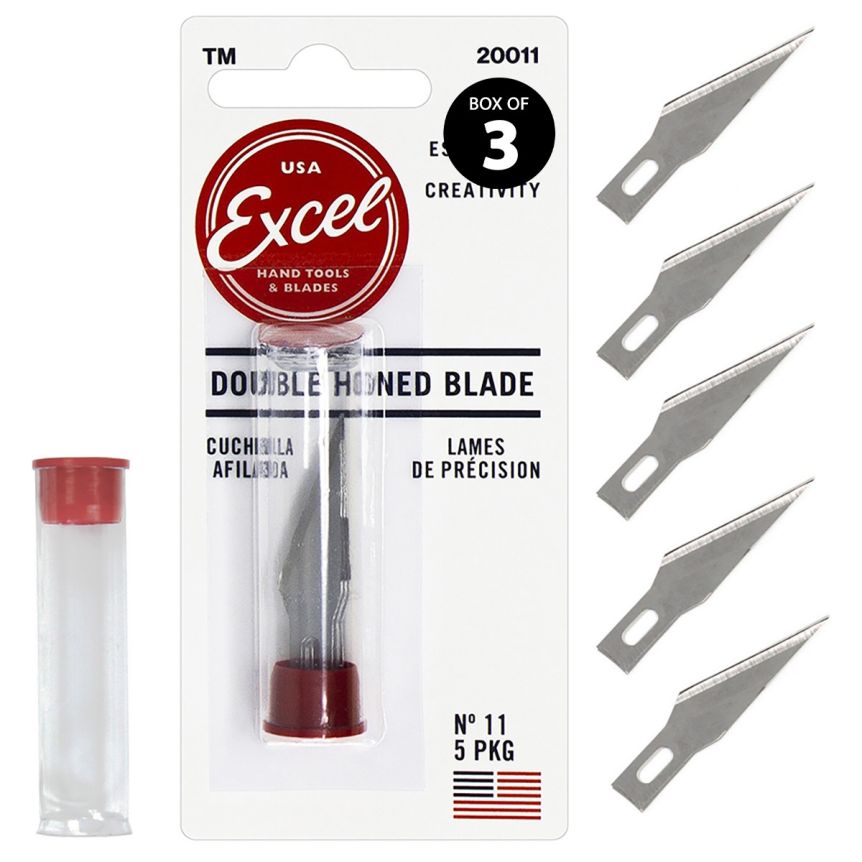 Excel #11 Double Honed Blades (5)