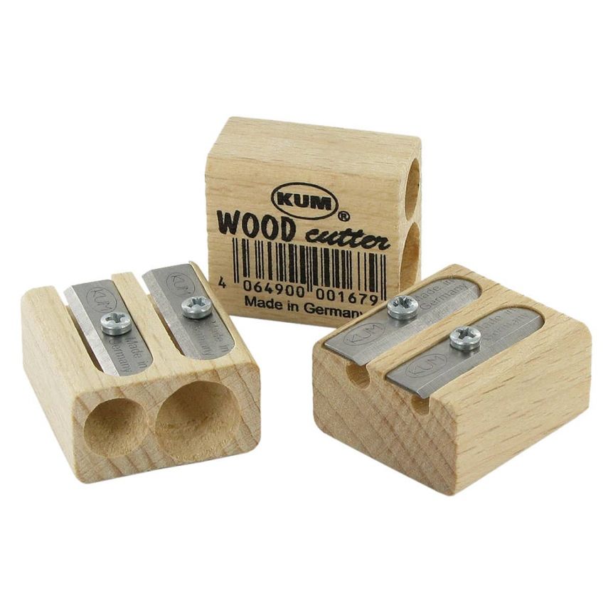 Kum A7 Beechwood 2 Hole Pencil Sharpener Jerry s Artarama