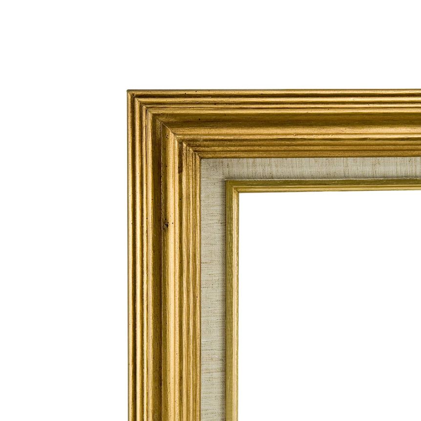 Antique Gold Accent Wood Frame 16x20"