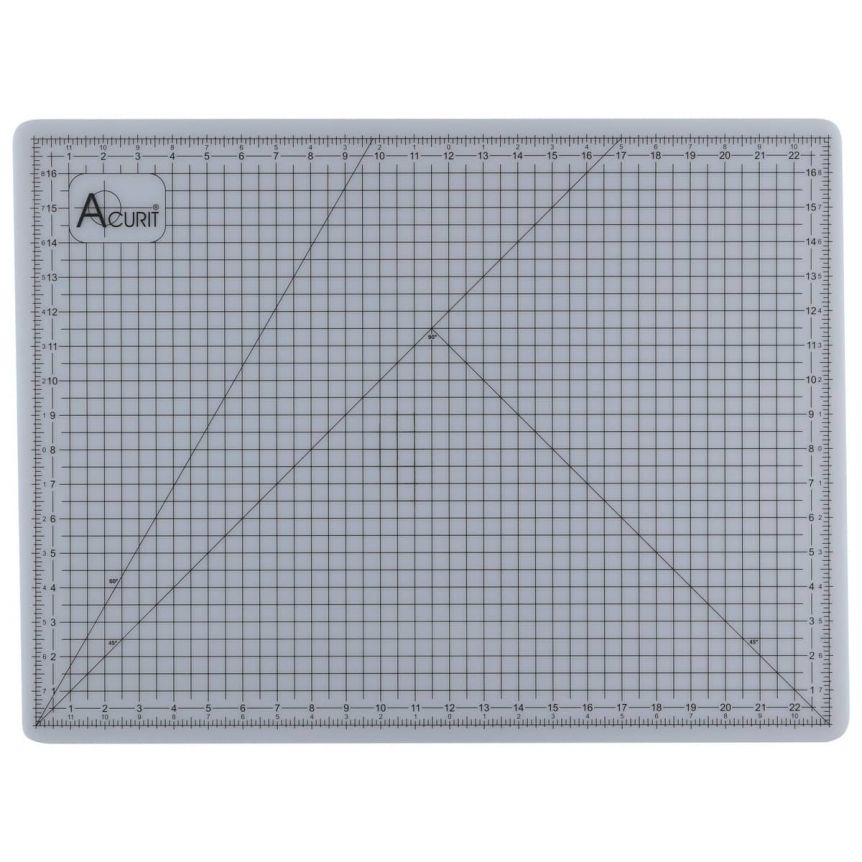 Acurit Self Healing Cutting Mat 18x24in Translucent