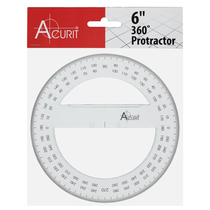 Acurit Circular Protractor 6"