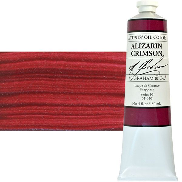 M. Graham Oil Color 5oz - Alizarin Crimson