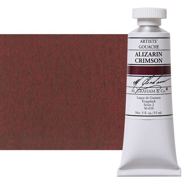 M Graham Gouache 15ml Alizarin Crimson