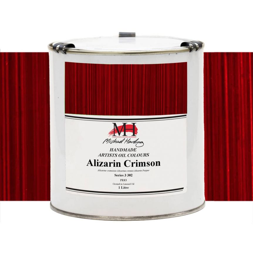 Michael Harding Oil Color - Alizarin Crimson, 1L Can