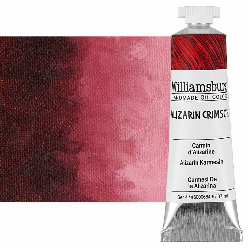 Williamsburg Handmade Oil 37 ml - Alizarin Crimson