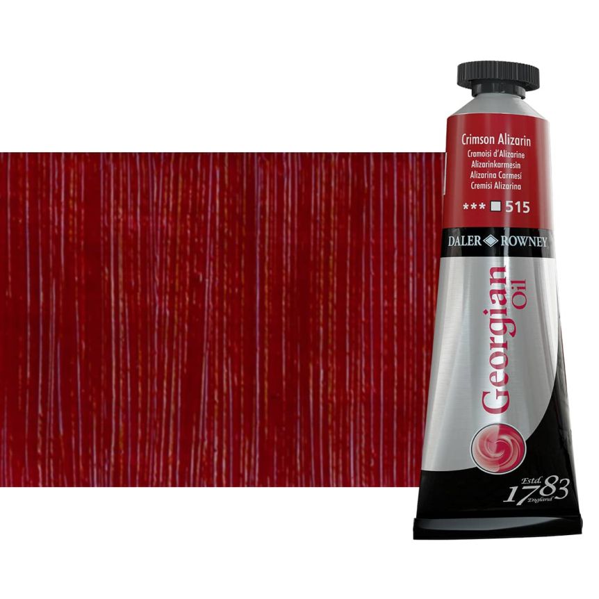 Daler-Rowney Georgian Oil Color 38ml Tube - Alizarin Crimson