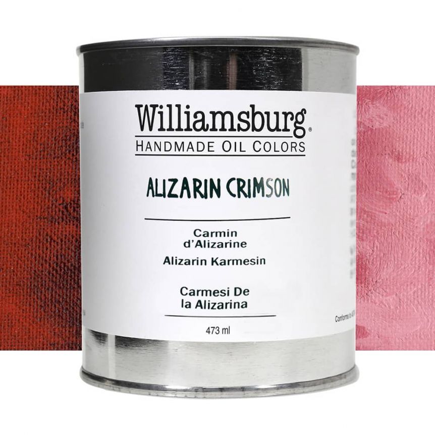 Williamsburg Oil Color 473 ml Can Alizarin Crimson
