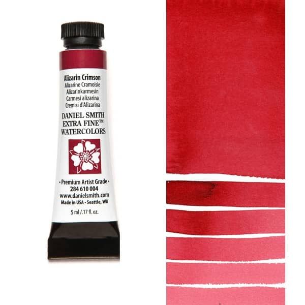 Daniel Smith Extra Fine Watercolors - Alizarin Crimson, 5 ml Tube