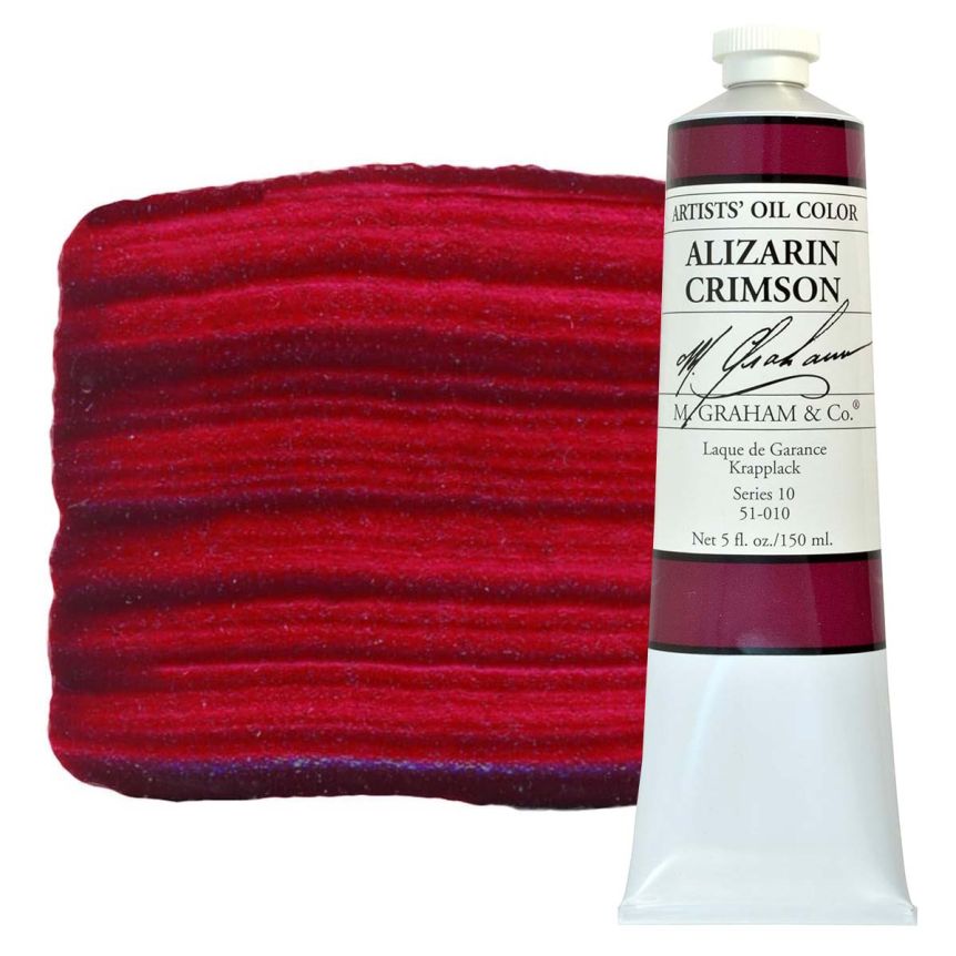 M. Graham Artist Oil Color 150ml - Alizarin Crimson