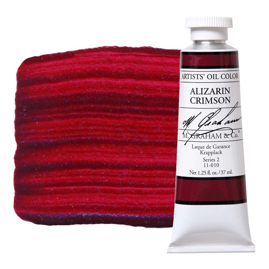 M. Graham Artist Oil Color 37ml - Alizarin Crimson