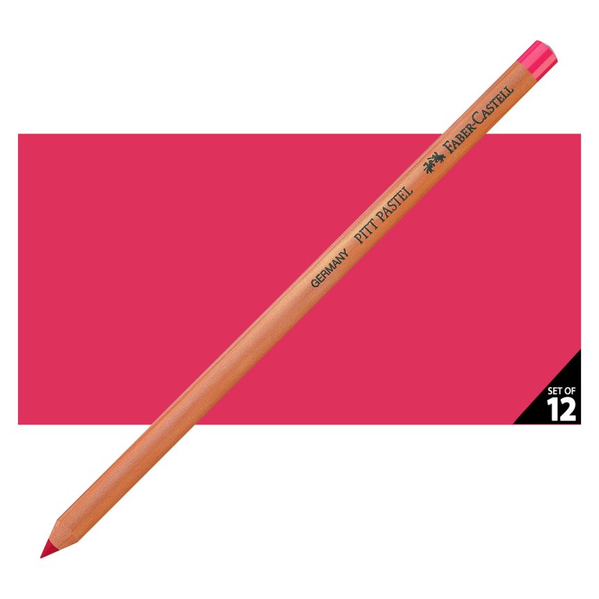 Faber-Castell Pitt Pastel Pencil, No. 226 - Alizarin Crimson (Box of 12)