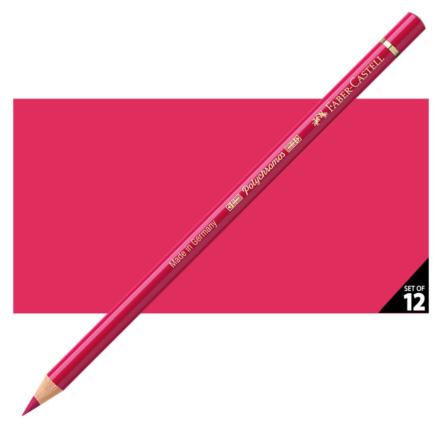 Faber-Castell Polychromos Pencil, No. 226 - Alizarin Crimson (Box of 12)