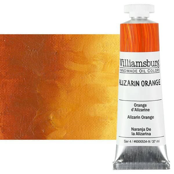 Williamsburg Handmade Oil Paint 37 ml - Alizarin Orange