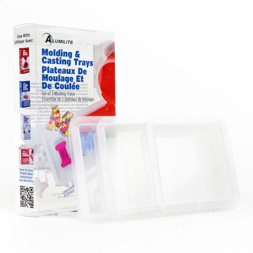 Alumilite Mold -It Cast-It Box Molds Pack of 3