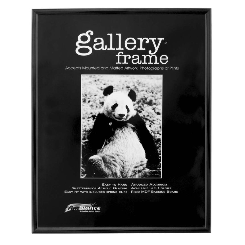 Ambiance Gallery Aluminum Frame 5x7" - Black