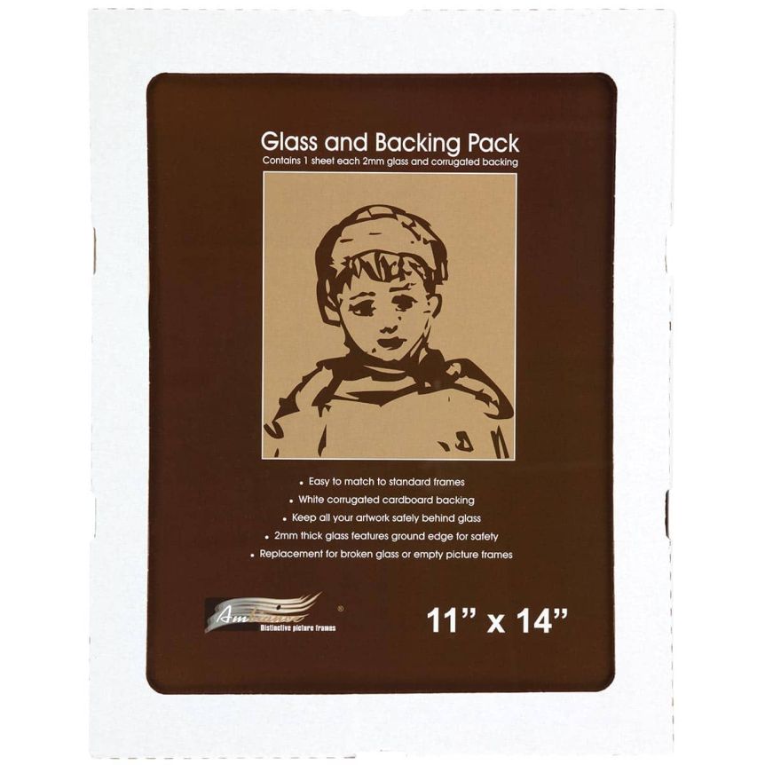 Ambiance Picture Frame Glass and Backing 11" x 14" Individual