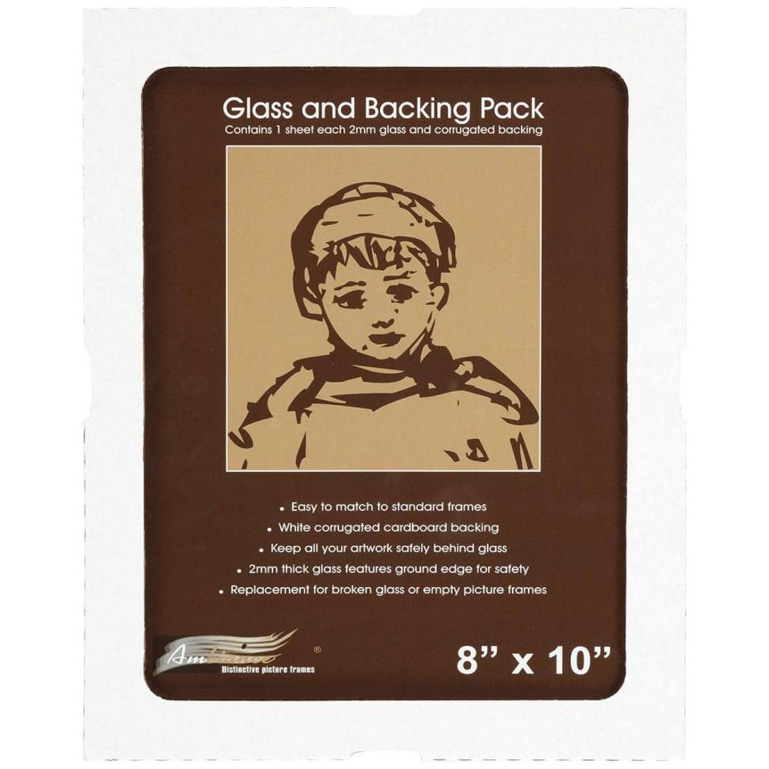 Ambiance Picture Frame Glass and Backing 8" x 10" Individual